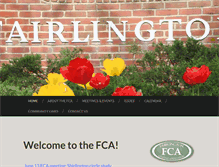 Tablet Screenshot of fca-fairlington.org